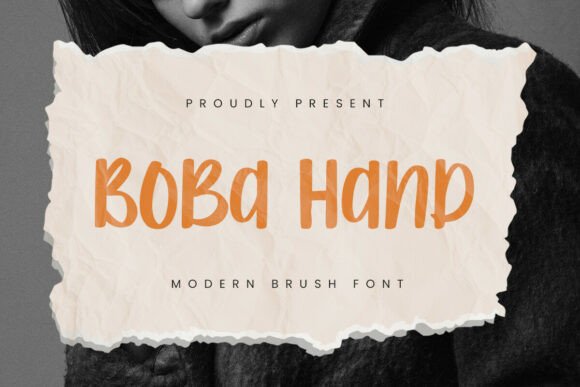 Boba Hand Font: Adding Warmth to Small Business Branding
