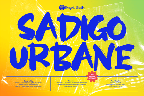 Bringing Urban Vibes to Life with Sadigo Urbane Font