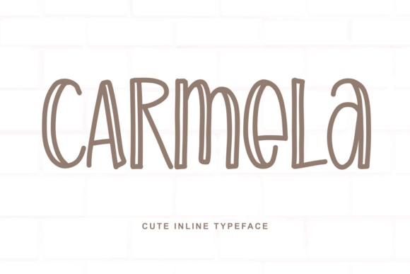 Carmela: A Charming Inline Font for Engaging Visuals