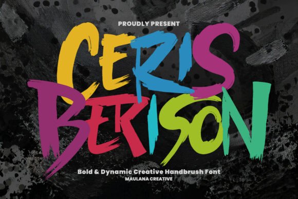 Crafting Impact with Ceris Berison: A Bold Display Typeface