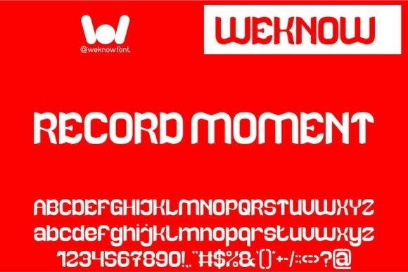 Discover Record Moment: A Versatile Display Font for Editorial Design