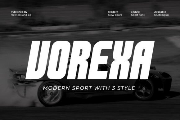 Enhance Your Brand with Vorexa: A Bold, Modern Display Font