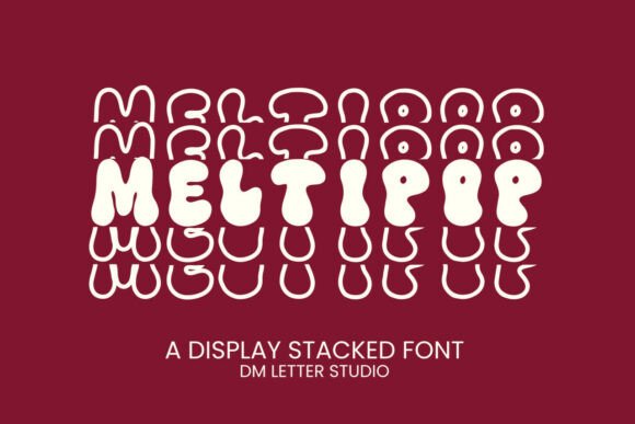 Enhance Your Web Design with Meltipop Stacked Font