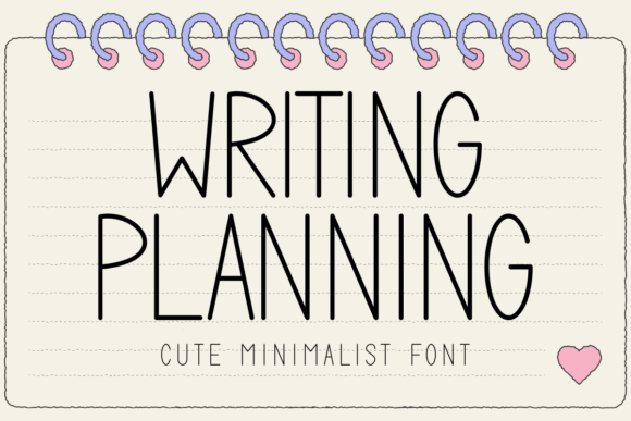 Enhancing Editorial Elegance with Writing Planning Font