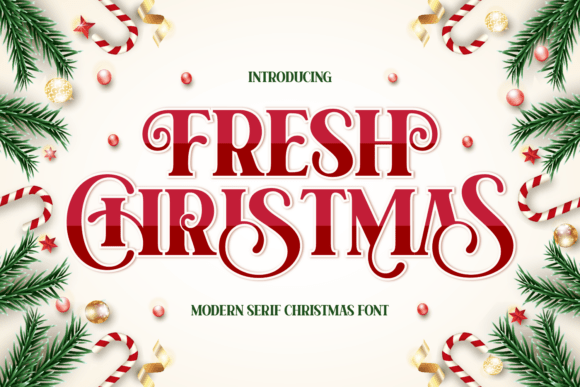Explore Fresh Christmas: A Festive and Stylish Typeface