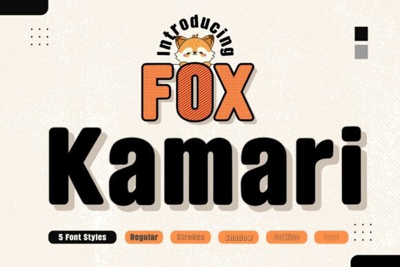 Fox Kamari: A Bold and Playful Display Font for Web Design