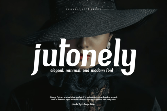 Jutonely: A Cool Display Font for Creative Web Design
