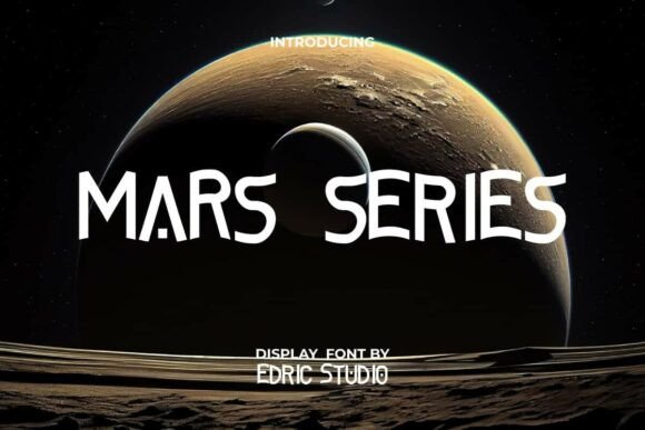 Mars Series: A Bold Display Font for Stellar Visuals