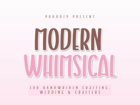 Modern Whimsical: A Charming Font for Crafters and Creators