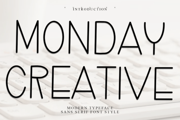 Monday Creative: A Sleek Font for Modern Editorial Design