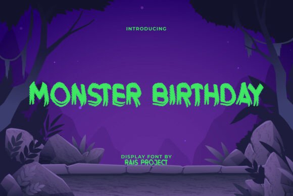 Monster Birthday Font: Aggressive Display Typography for Web