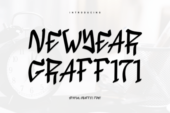 Newyear Graffiti: A Bold and Energetic Typeface
