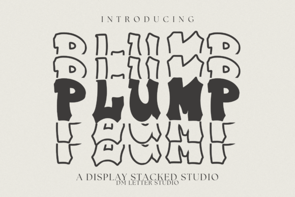 Plump Stacked Font Review for Web Design
