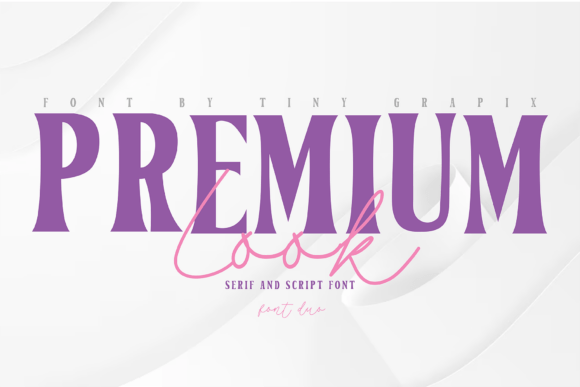 Premium Look Duo Font for Editorial Design