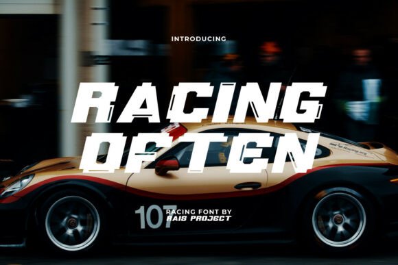 Racing Often Font: Retro Pixel Art for Web Design
