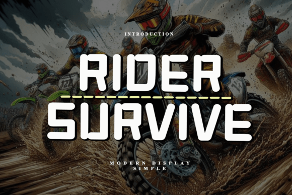 Rider Survive Font: Modern Editorial Typography