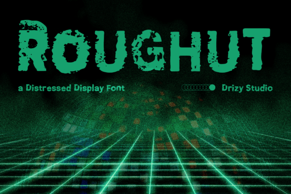 Roughut Font: Gritty Display Type for Bold Campaigns