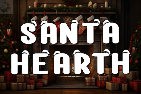 Santa Hearth Font: Festive Typography for Web Design
