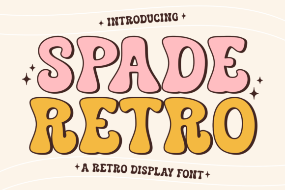 Spade Retro: A Fun, Groovy Font for Your Brand