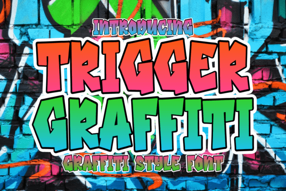 Trigger Graffiti Font: Adding Urban Edge to Editorial Layouts