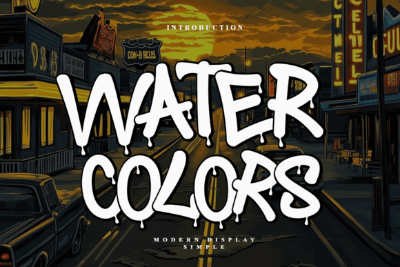 Water Colors Font: Elevating Campaign Visuals
