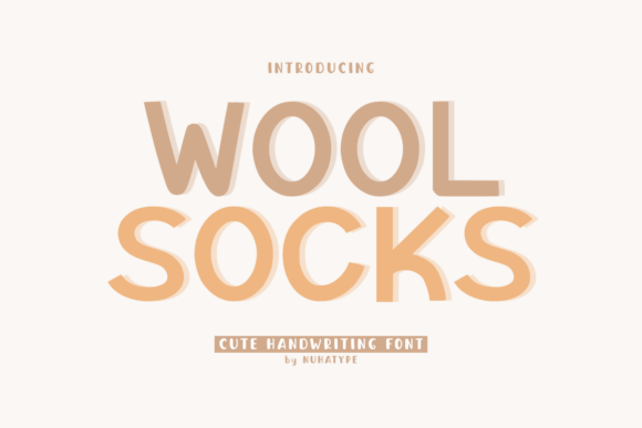 Wool Socks: A Charming Handwritten Display Font for Editorial Design